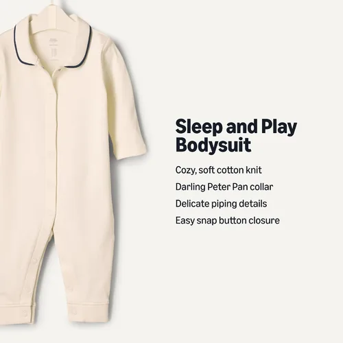 Miniatura 2 de Tienda Essentials x Sofia Grainge - Pijama unisex sin pies para bebé, paquete de 2