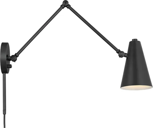 Miniatura 4 de Kichler, Sylvia 52486BKB - Aplique de pared (1 luz), color negro