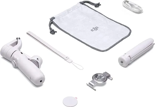 Miniatura 5 de DJI OM 5 estabilizador de cardán para teléfono inteligente, cardán de teléfono de 3 ejes, barra de extensión integrada, portátil y plegable, cardán