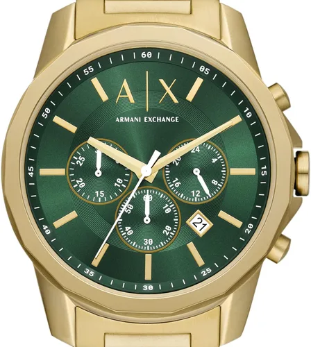 Miniatura 6 de Armani Exchange Reloj de vestir cronógrafo para hombre con correa de acero inoxidable o cuero