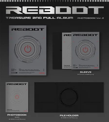 Miniatura 2 de (PHOTO BOOK Ver.) TREASURE [REBOOT] 2nd Full Album ( Ver.1 ) K-POP SEALED