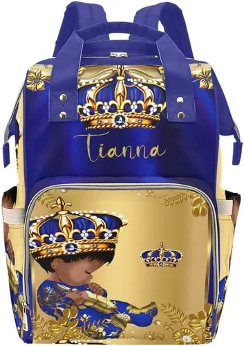 Miniatura 17 de XOZOTY Antler Man Woodland - Bolsas de pañales de camuflaje con nombre impermeable para mamá, mochila de lactancia, bolsas de bebé, regalos