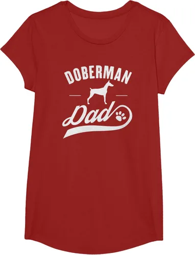 Miniatura 47 de Doberman Dad - Camiseta para amante del dueño del perro, Negro, S