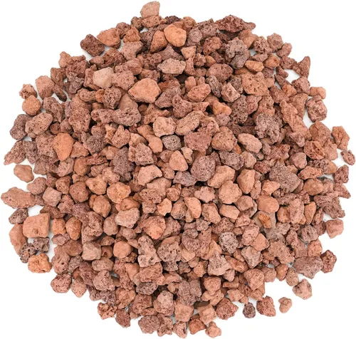 Miniatura 11 de Onlyfire Piedras de lava volcánica Black Lava Rock de 10 libras para fogatas de interior y exterior, chimeneas, parrilla de gas y paisajismo, 0.2 a