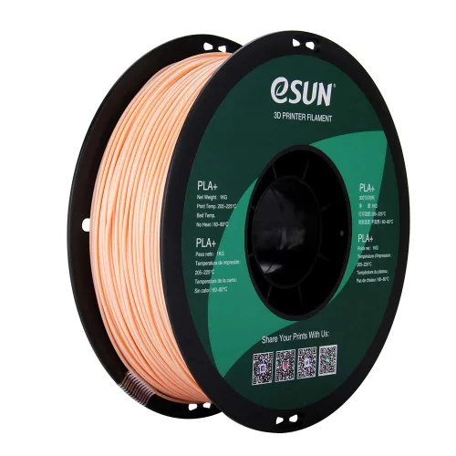 eSUN PLA PRO (PLA+) - Filamento de impresora 3D, precisión dimensional +/- 0.001 pulgadas, carrete de 2.2 libras, de ¹/₁₆ pulgadas, color piel
