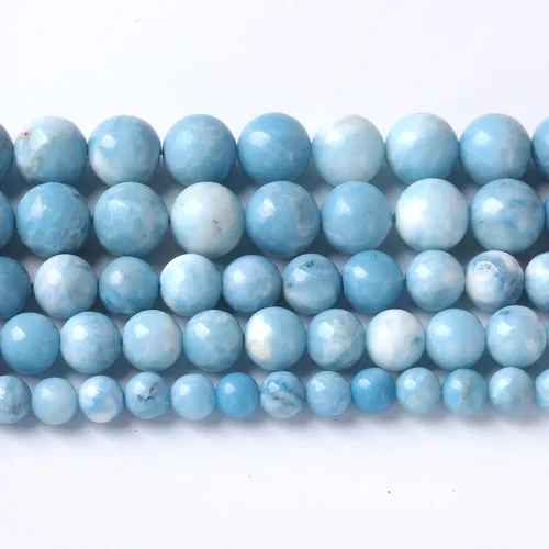 Miniatura 14 de 90 cuentas de piedra natural de 0.157 in, piedra de lapislázuli, cristal de piedra curativa para la curación de joyas, bricolaje, pulseras, Piedra