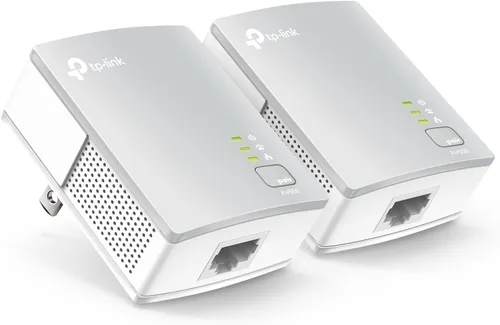 TP-Link AV600 Kit de Adaptador Ethernet Powerline - Puerto Gigabit, Plug Pair &Play, Ahorro de Energía, Adaptador de Red Powerline de Tamaño Nano