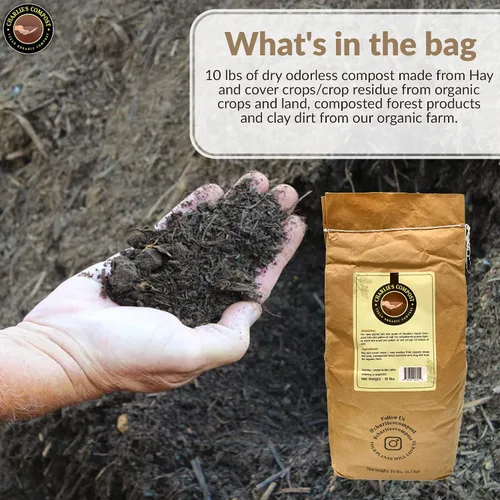 Miniatura 4 de Charlie's Vegan Compost – Jardinería orgánica concentrada vegana sin crueldad animal para plantas enmienda de suelo potenciador de suciedad