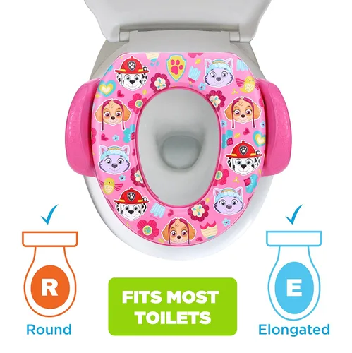 Miniatura 5 de Nickelodeon PAW Patrol - Asiento suave para ir al baño y asiento de entrenamiento para ir al baño, cojín suave, entrenamiento para ir al baño