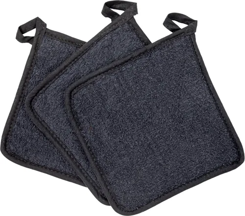 Miniatura 5 de Arkwright Agarraderas para Ollas de Cocina - Juego de 12 Almohadillas Cuadradas Resistente al Calor, Almohadillas de Algodón Lavables de Grado