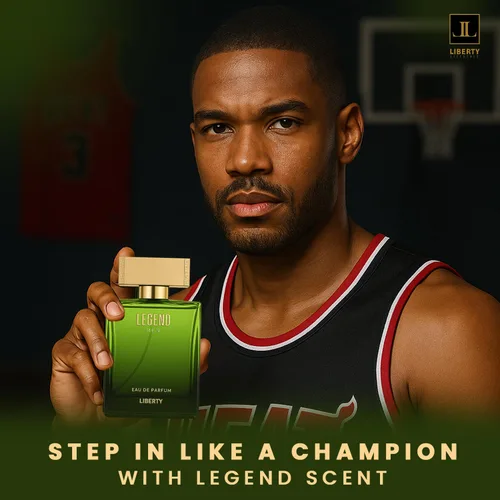Miniatura 4 de Liberty Legend Eau de Parfum para hombre, perfume de larga duración con notas orientales amaderadas audaces, fragancia de lujo distintiva