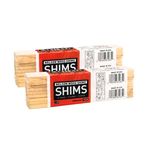 Nelson - Cuñas de madera, cuñas DIY de 8 pulgadas, paquete de 24