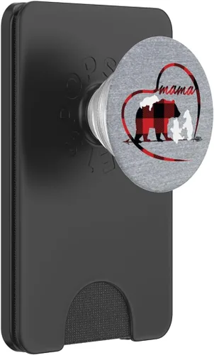 Miniatura 7 de Mama Bear Pop Socket 3 Cubs Plaid Madre Día Regalo PopSockets Grip and Stand for Phones and Tablets
