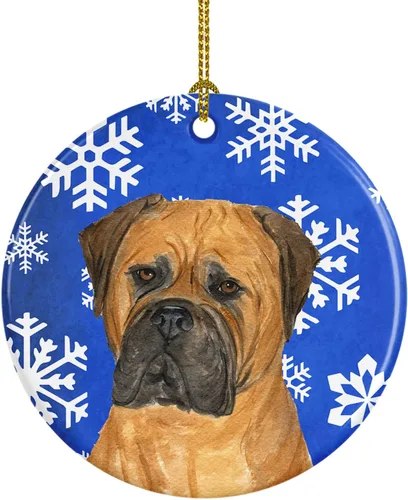 Miniatura 137 de Caroline's Treasures Cavalier Spaniel - Adorno de cerámica para colgar en el árbol de Navidad, para el hogar, Navidad, fiestas, regalo, 3 pulgadas