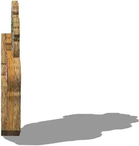 Miniatura 2 de Imán del Parque Nacional de los pináculos de los Estados Unidos, imán de nevera, hitos de madera 3D, recuerdos coleccionables, decoración hecha a