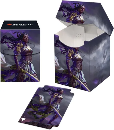 Miniatura 2 de Ultra Pro - Caja de más de 100 cartas para Magic: The Gathering Commander Masters - Anikthea, Hand of Erebos Artwork - Almacena de doble manga