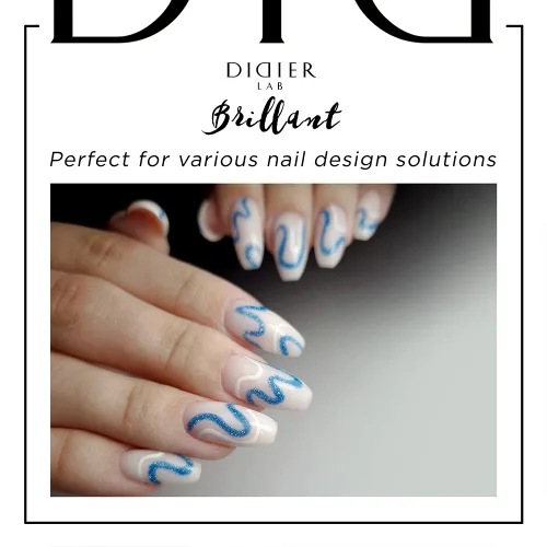 Miniatura 5 de DIDIER LAB Esmalte de gel Brillant No 19 – Esmalte de uñas profesional de manicura y pedicura con tono platino brillante – Brillo reflectante