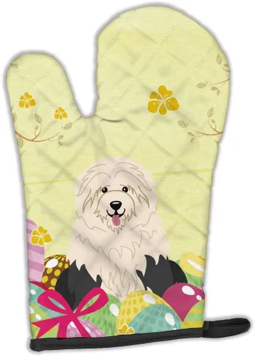 Miniatura 260 de Caroline's Treasures BB2732OVMT Dog House Collection Border Collie - Guante de horno grueso resistente al calor para sartenes calientes y horno