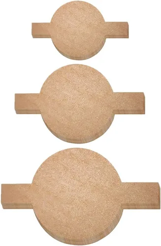Miniatura 7 de 150 piezas de papel pergamino redondos precortados círculos para tartas forros antiadherentes para hornear papel circular con pestañas de fácil