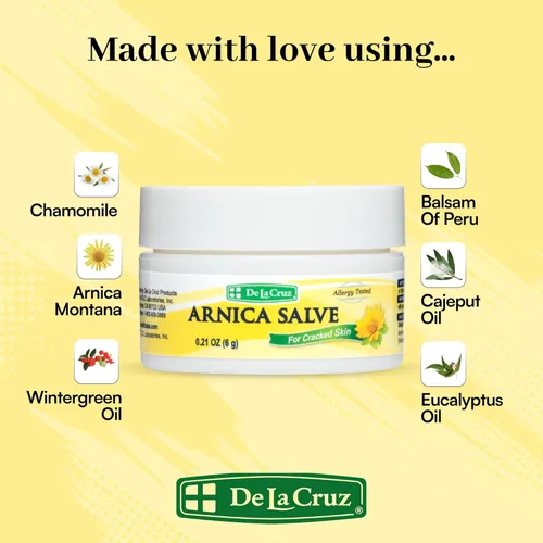 Miniatura 3 de De La Cruz Crema de árnica, crema para pies secos y agrietados y bálsamo hidratante para manos secas, 24 horas de humedad para piel seca y áspera