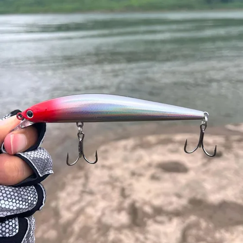 Miniatura 7 de Minnow - Juego de señuelos de pesca, cebos duros con colores vibrantes para trucha, lubina, perca, ideal para pesca de arroyo y lago, 5 piezas
