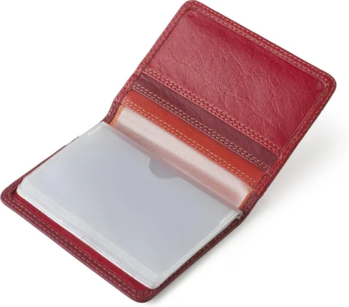 Miniatura 2 de VISCONTI RB44 Cancún - Tarjetero de cuero suave, multicolor, color lima, multicolor, Azul, Rojo, Rosa, Moderno