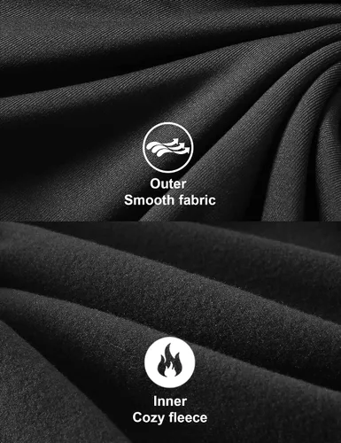 Miniatura 5 de Conjunto de ropa interior térmica de forro polar para mujer, ultra suave, cálido, conjunto de pantalones largos