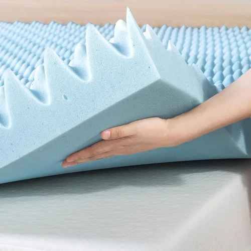 Miniatura 4 de Best Price Mattress Cubrecolchón de espuma viscoelástica con forma de huevera de 4 pulgadas con infusión de gel refrescante, certificado