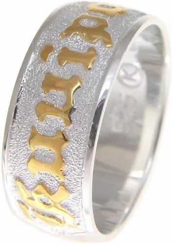 Arthur's Jewelry - Anillo de plata de ley 925 con diseño de flor hawaiana de Plumeria chapado en oro amarillo, borde liso, tamaño 3 a 14