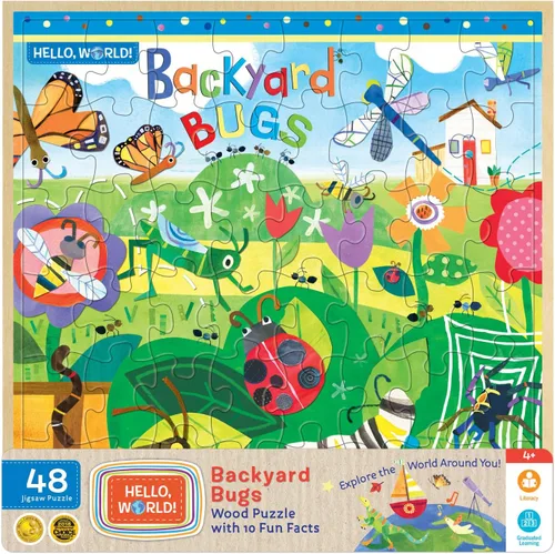 Miniatura 8 de Masterpieces Rompecabezas de 48 piezas de hechos divertidos para niños, rompecabezas de madera del arca de Noé, 12 x 12 pulgadas