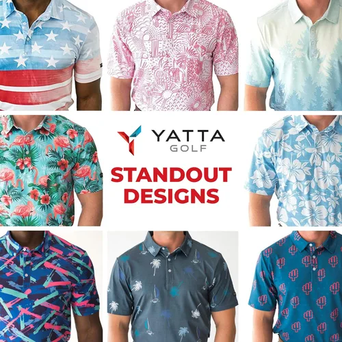 Miniatura 3 de YATTA GOLF Polo para hombre