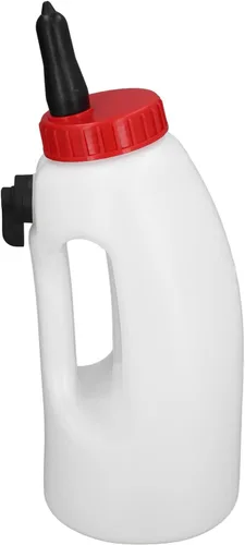 Miniatura 7 de Jiawu Biberón de ternero, biberón de leche de ternero de 4 litros, biberón de lactancia Biberón de leche de ternero Botella alimentadora de leche