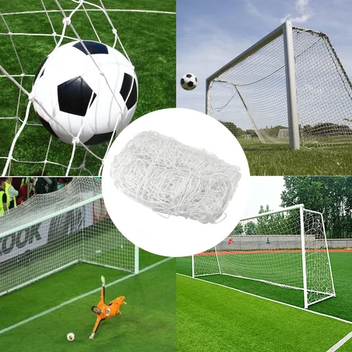 Miniatura 5 de Red de fútbol de 12 x 6 pies, tamaño estándar para lugares de partidos y entrenamiento, fácil instalación y protección completa (solo redes)