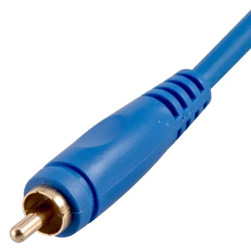Miniatura 2 de Seismic Audio SA-PGSR25Blue - Cable de extensión de audio RCA macho a RCA hembra de 25 pies, cable extensor AV RCA