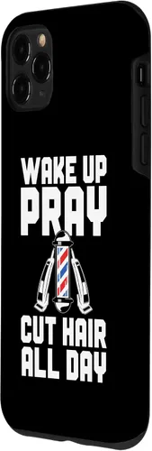 Miniatura 2 de iPhone 11 Pro Max Barbershop Wake Up Pray Cut Hair All Day Barbershop