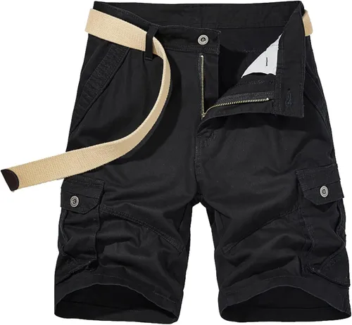 Miniatura 15 de Men Cargo Shorts Classic Fit Lightweight Ripstop Pants Tactical Outdoor Work Short Trousers with Multi Pocket