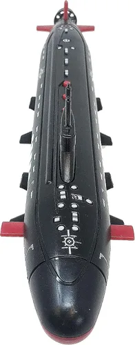 Miniatura 6 de Submarino negro de juguete de 16.5 pulgadas con efectos de sonido y torpedo
