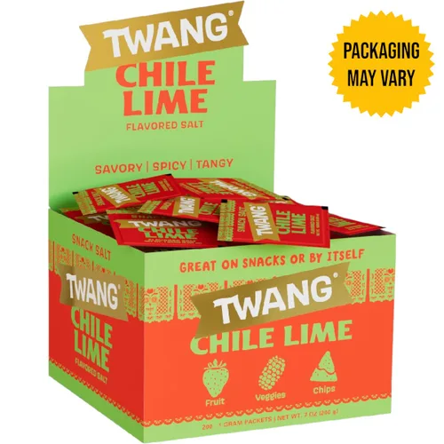 Miniatura 3 de Twang erz Snack Topping, Chile Lime, paquetes de 0.04 oz (paquete de 200)
