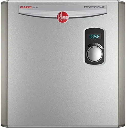Rheem RTEX-27 240 V calentador de agua residencial sin tanque con 3 cámaras de calefacción