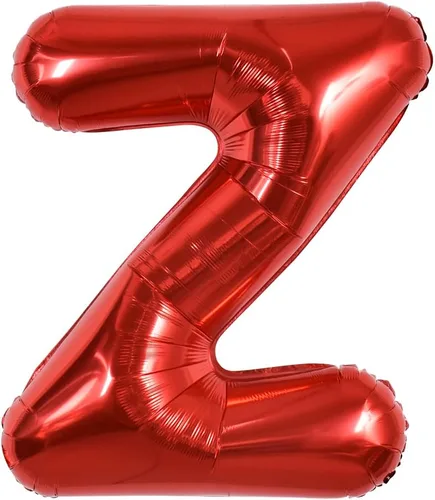 Miniatura 17 de TONIFUL Globos de Letras Rojas Brillantes Grandes de 40 Pulgadas A-Z, Globos Gigantes Jumbo de Helio de Papel de Aluminio Mylar Letra K Grande