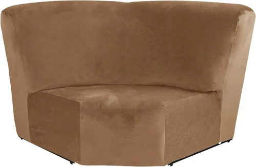 Miniatura 13 de MIFXIN Funda para sofá esquinero, 1 pieza, de terciopelo, elástica, para sofá reclinable seccional, funda para sofá reclinable en forma de L, Velvet