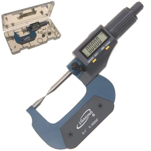 Miniatura 9 de iGaging Micrómetro Digital con Salida de Datos 2-3"/0.00005"/0.001mm