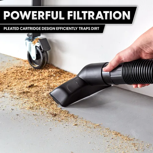 Miniatura 5 de Vacmaster Filtro y retenedor de cartucho lavable de 4-5 galones - VFCF