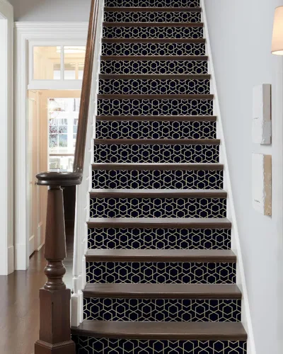 Miniatura 17 de FLFK Calcomanías para escaleras - Adhesivos para escaleras, Calcomanías autoadhesivas para escalones de Sunrise Coast, para decoración del hogar