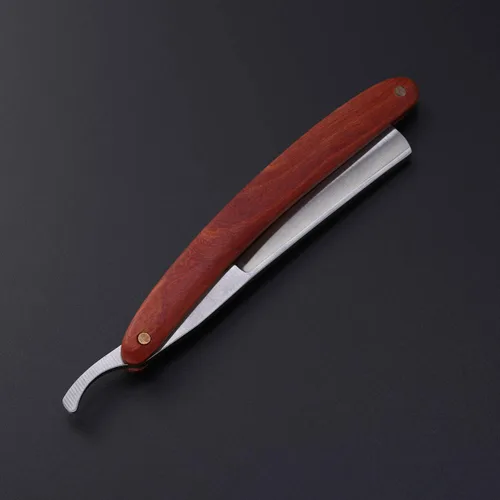 Miniatura 5 de Healifty 2 piezas hechas a mano de madera recta, acero inoxidable, escamas naturales
