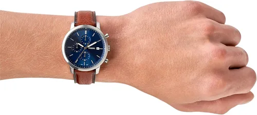 Miniatura 4 de Fossil Reloj cronógrafo minimalista cronógrafo de cuero - FS5850