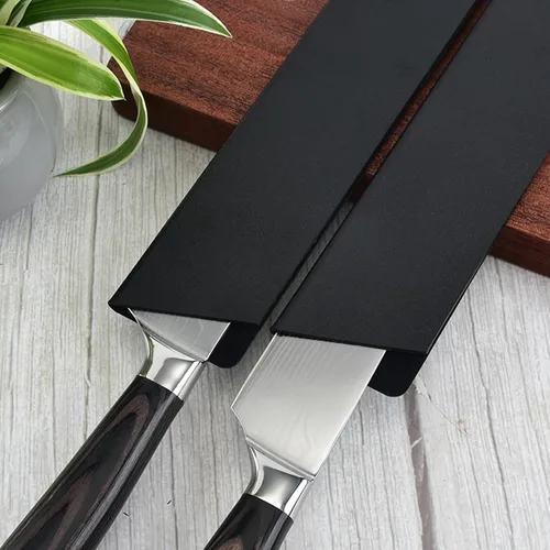 Miniatura 3 de Protector de cuchillos de chef de 8 x 2 pulgadas, juego de 2 fundas universales impermeables para cuchillos de cocina, fundas protectoras