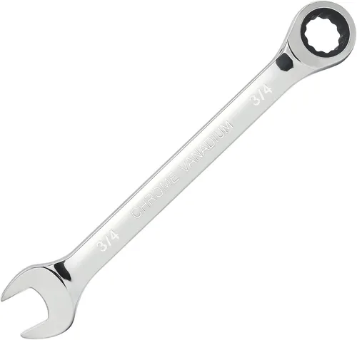 Miniatura 20 de Llave combinada de trinquete de 5/8 pulgadas SAE 72 dientes, caja de trinquete de 12 puntos, herramientas de llave de extremo abierto y extremo