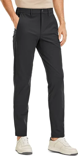 CRZ YOGA - Pantalones de golf cómodos para hombre, para usar todo el día, 303234 pulgadas, secado rápido, ligeros, con bolsillos, casuales