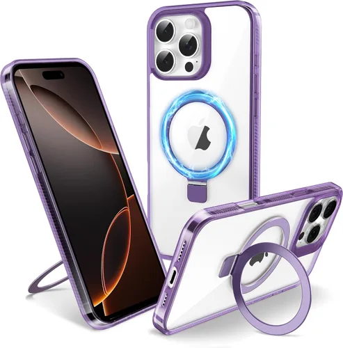 Miniatura 53 de Funda magnética para iPhone Air – [Soporte invisible integrado] [Compatible con MagSafe] [Protección contra caídas de grado militar] Cubierta